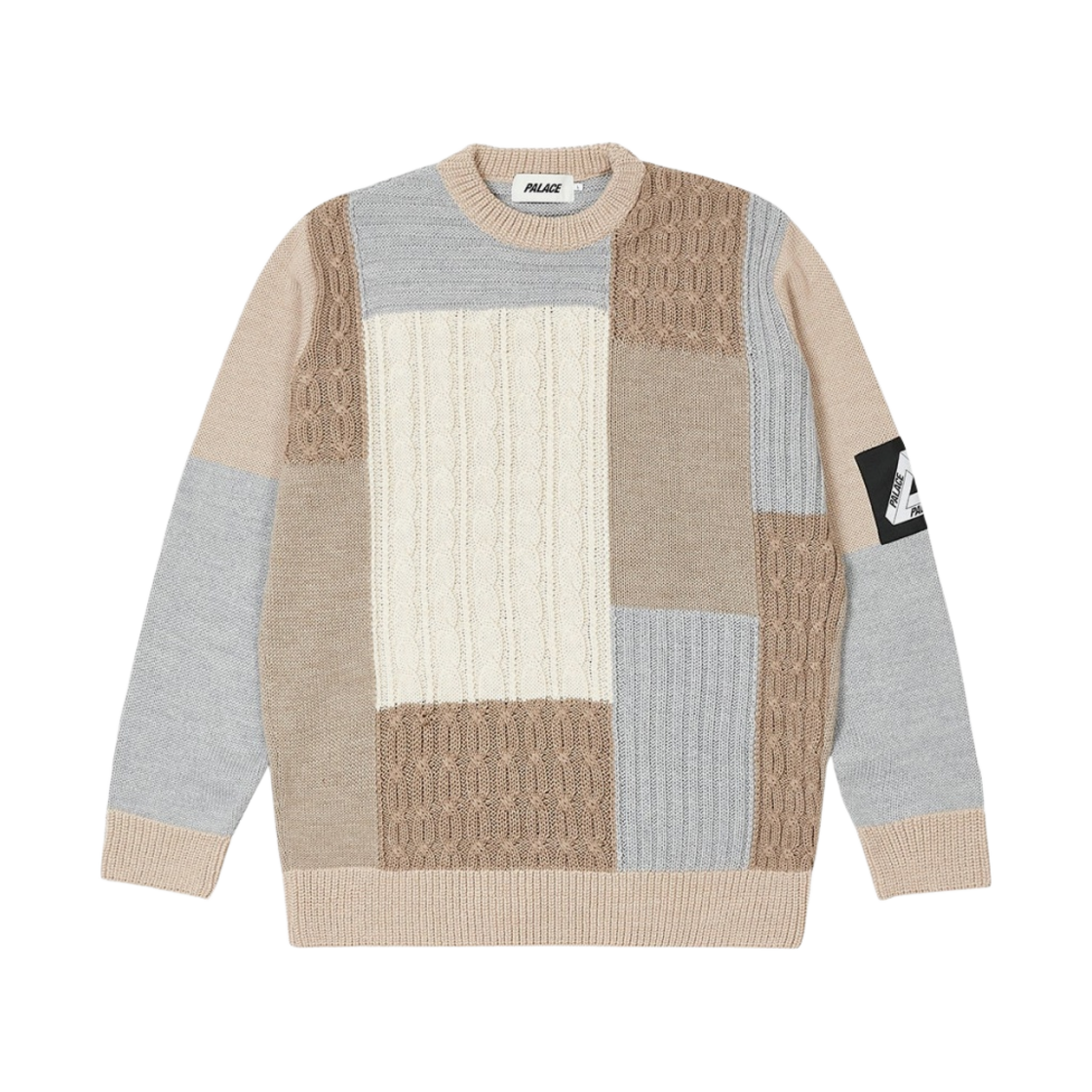 팔라스 케이블 패치워크 니트 멀티 - 22FW(Palace Cable Patchwork Knit Multi - 22FW) - 1