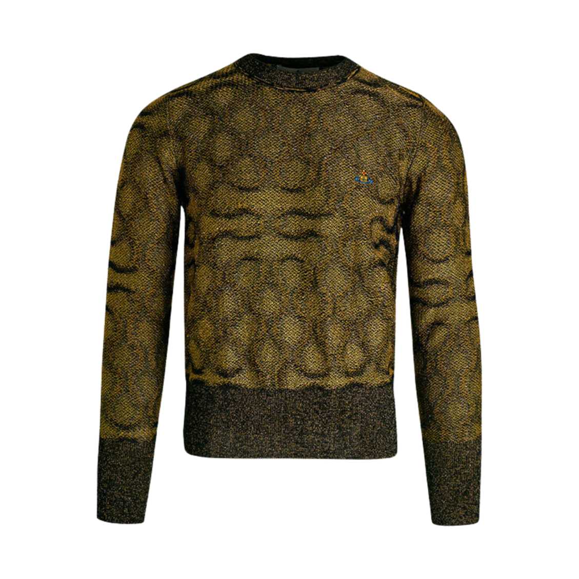 비비안 웨스트우드 스퀴글 점퍼 블랙 골드(Vivienne Westwood Squiggle Jumper Black Gold) - 1