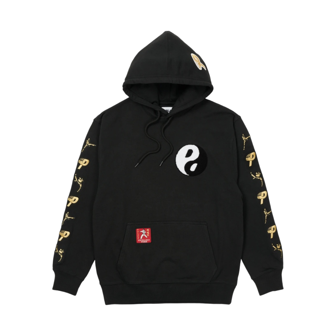 팔라스 하이 킥 후드 블랙 - 21FW(Palace High Kick Hood Black - 21FW) - 1