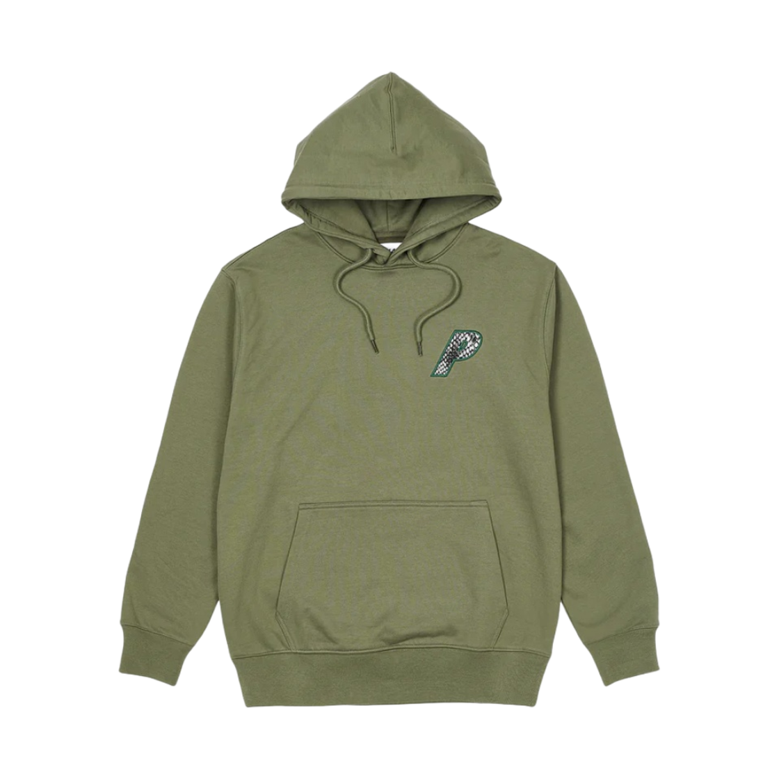 팔라스 P-3 스네이크 아플리케 후드 올리브 - 23SS(Palace P-3 Snake Applique Hood Olive - 23SS) - 2