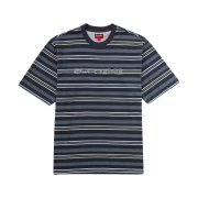 Supreme Dash Stripe S/S Top Navy - 23SS