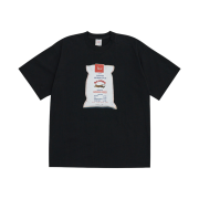 STU Burlap Bag Printing Beads T-shirt Black