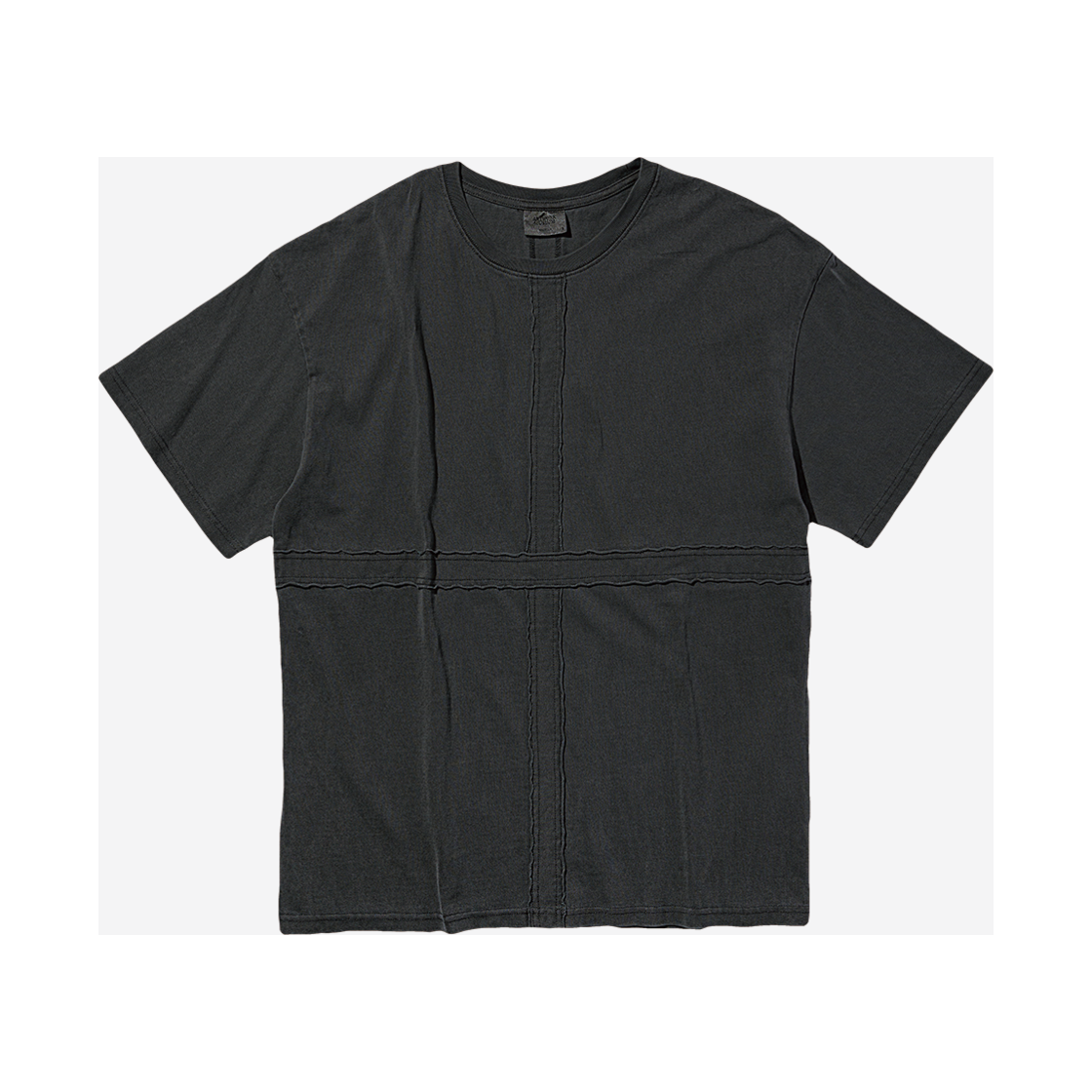 CT206_Ch Artwork Museum Cross T-Shirt Charcoal
