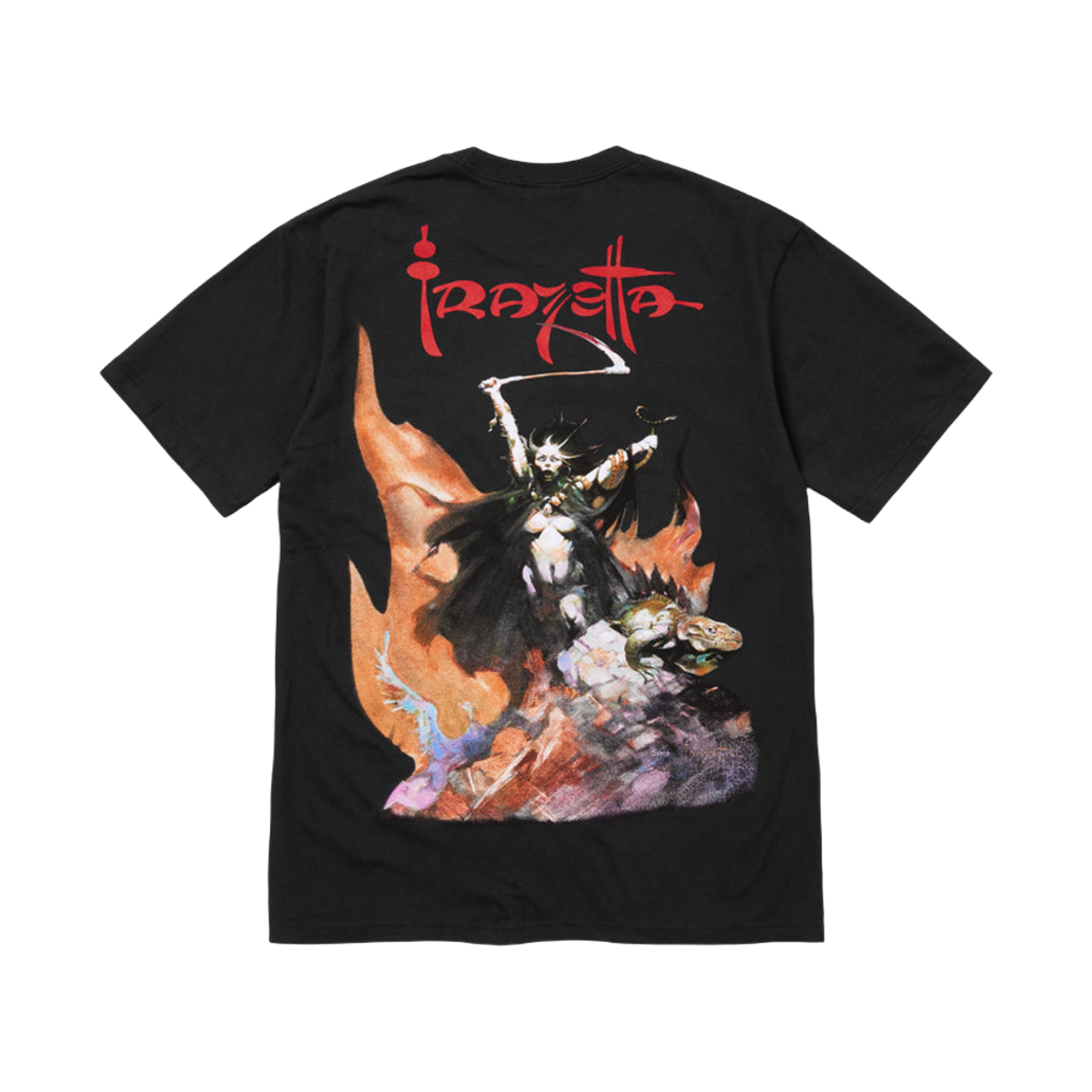 - Supreme Frazetta Woman with Scythe T-Shirt Black - 24FW