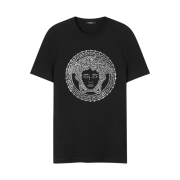 Versace Crystal Medusa T-Shirt Black