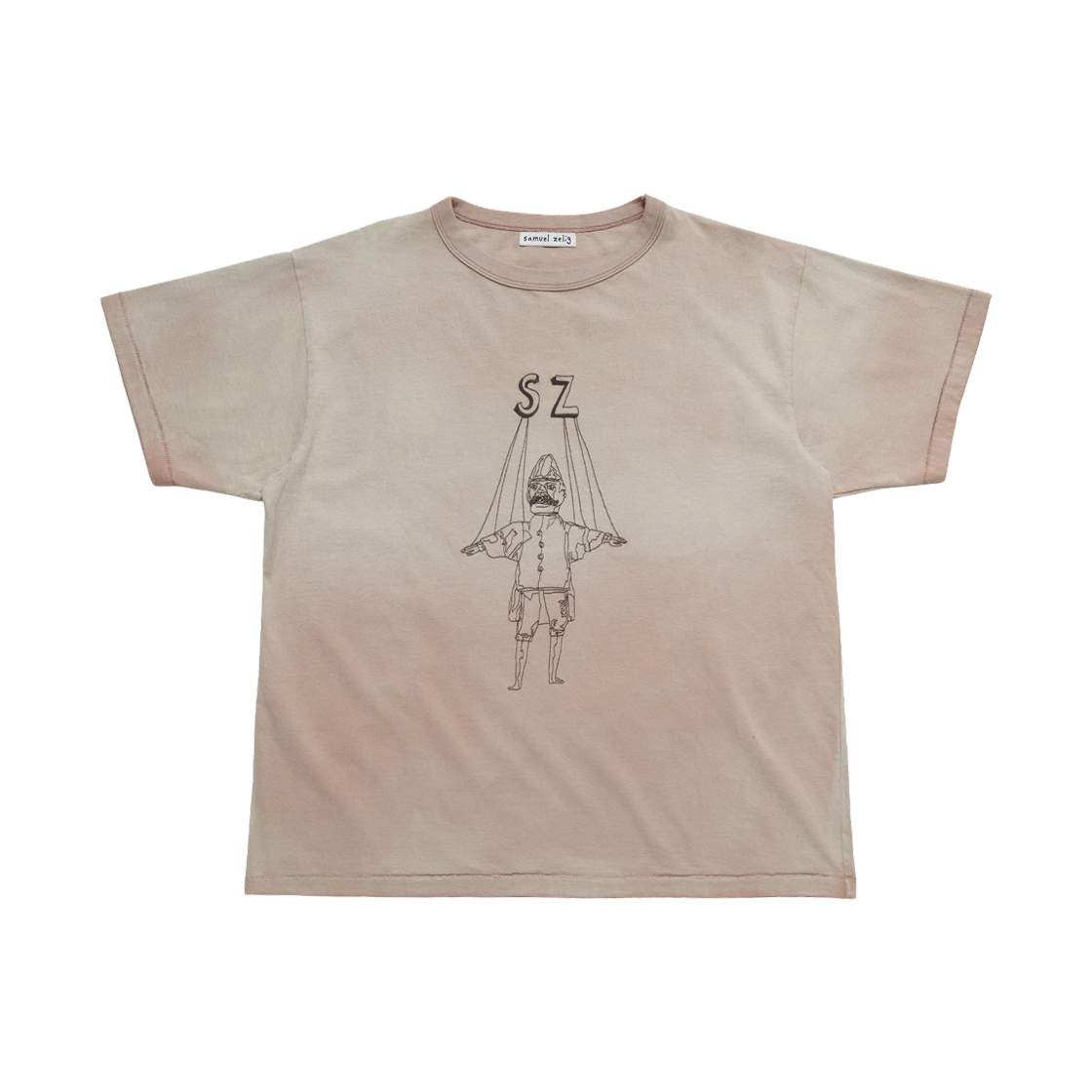 사무엘 젤리그 퍼펫 티셔츠 모브(Samuel Zelig Puppet T-Shirt Mauve)