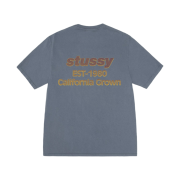 Stussy California Grown Pigment Dyed T-Shirt Navy
