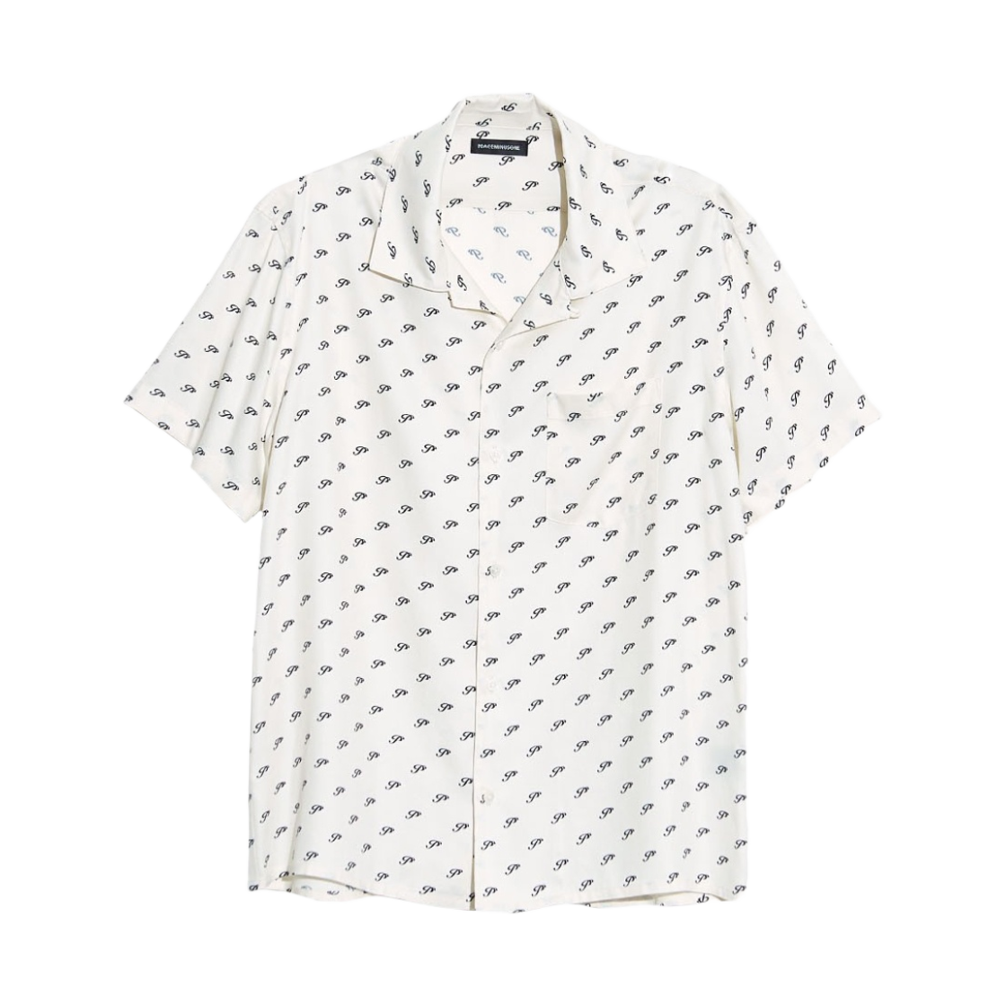 PMOSH066NA Peaceminusone Rayon Shirt #1 Natural