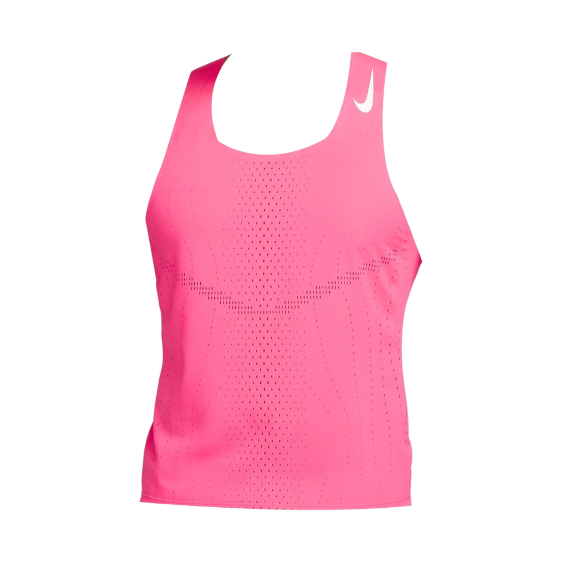 나이키 드라이핏 ADV 에어로스위프트 레이싱 싱글렛 하이퍼 핑크 화이트 - 아시아(Nike Dri-Fit ADV Aeroswift Racing Singlet Hyper Pink White - Asia) - 1