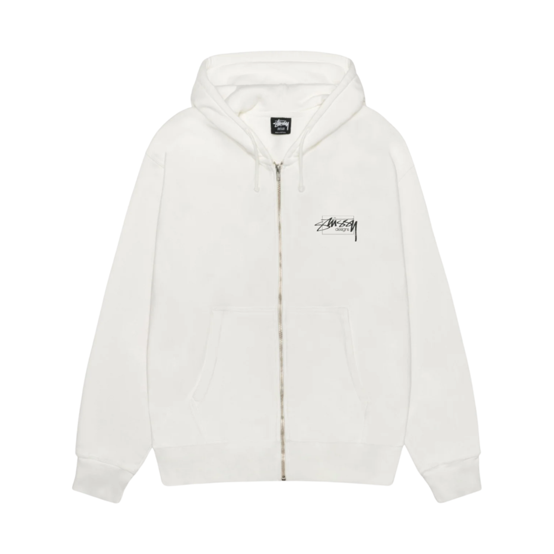 스투시 모던 에이지 피그먼트 다이드 집 후드 내츄럴 | Stussy