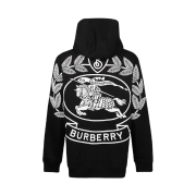 Burberry EKD Cotton Blend Hoodie Black