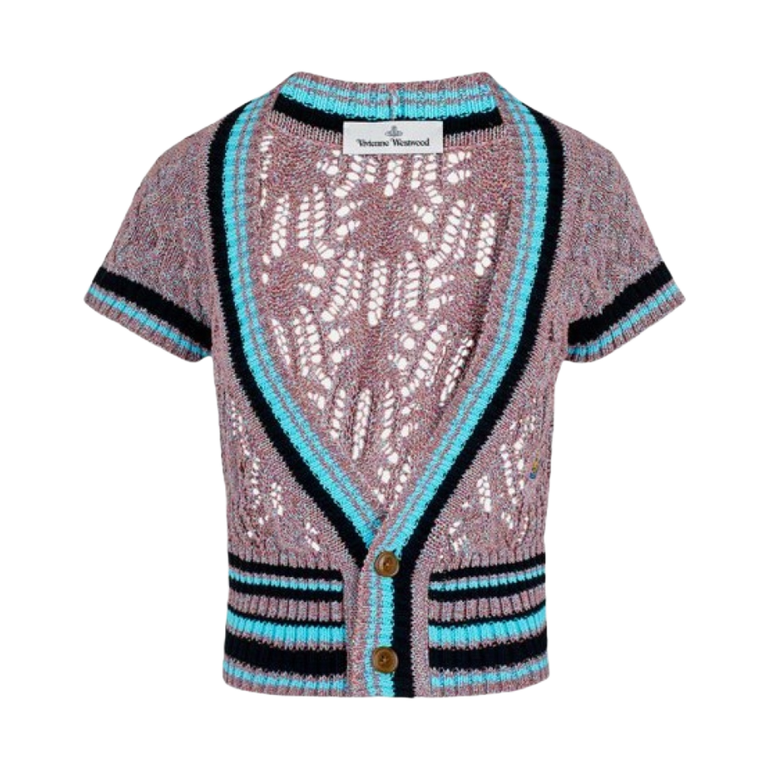(W) 비비안 웨스트우드 레인지 카디 멀티 틸((W) Vivienne Westwood Range Cardi Multi Teal) - 1