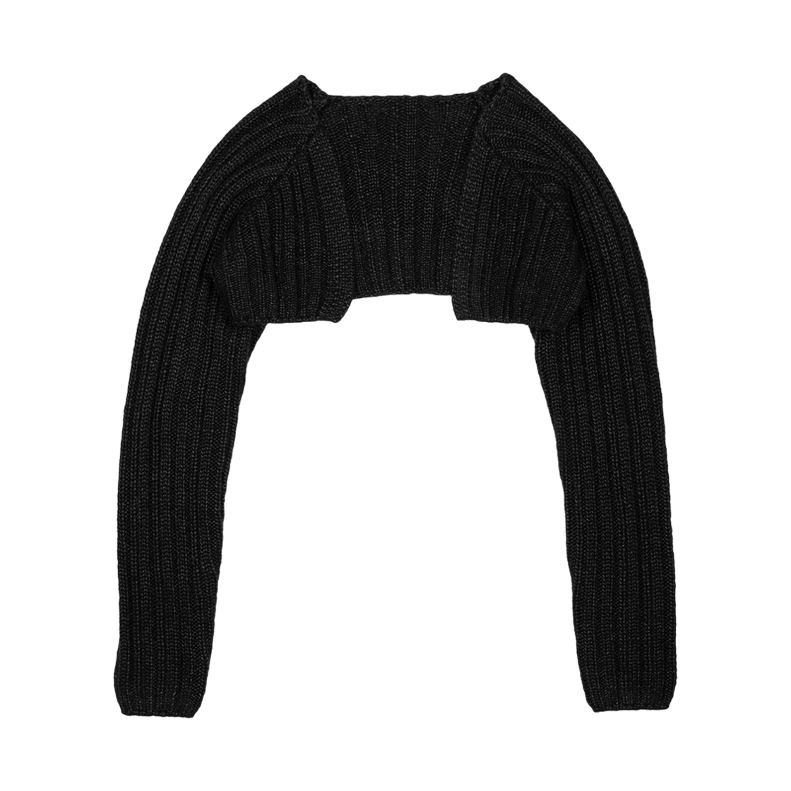 러프넥 멜로우 울 볼레로 블랙(Roughneck Mellow Wool Bolero Black)