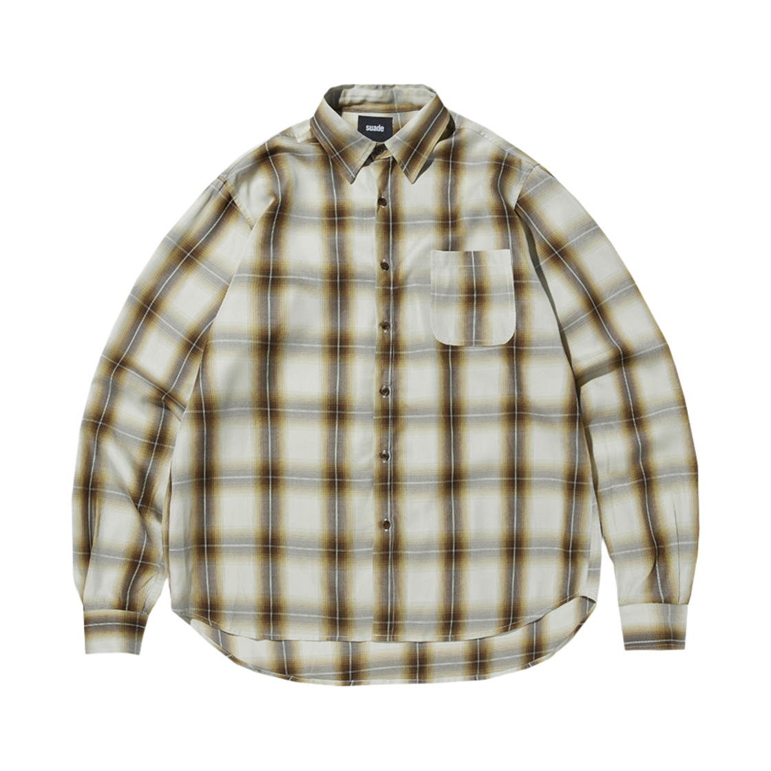 스웨이드 패턴 셔츠 아이보리(Suade Pattern Shirt Ivory)