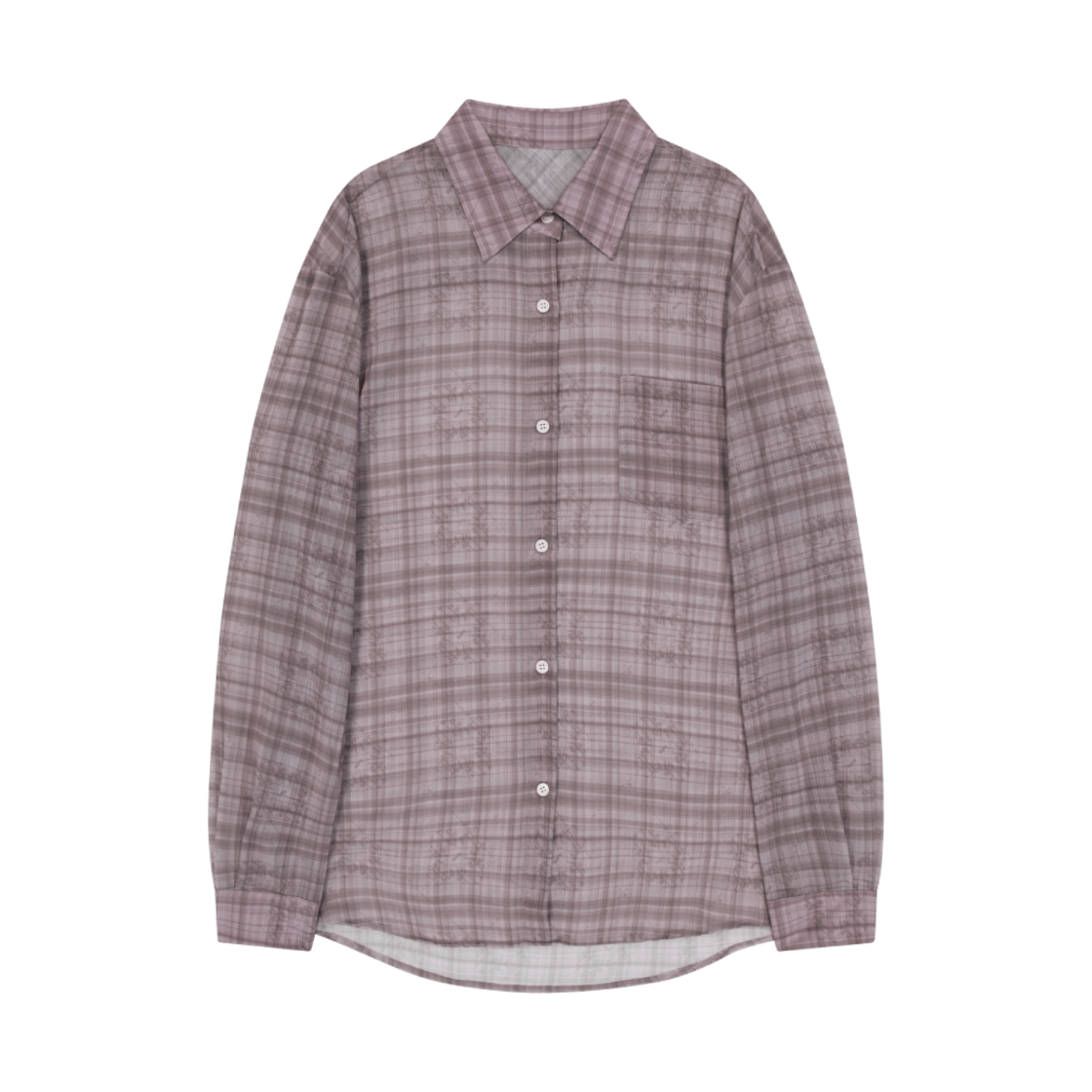 25SS-TS05-PK OJOS Over Check Shirts Pink