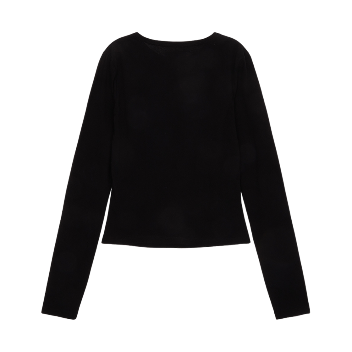 (W) 마뗑킴 슬릿 핀턱 포인트 탑 블랙((W) Matin Kim Slit Pintuck Point Top Black) - 2