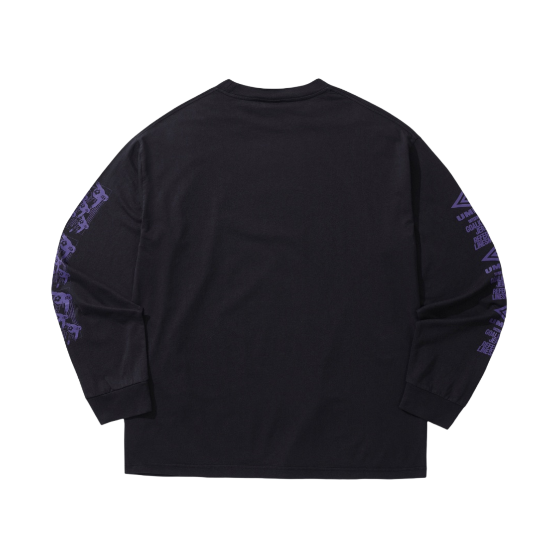 엄브로 x 슬램잼 그래픽 롱슬리브 티셔츠 블랙(Umbro x Slam Jam Graphic Long Sleeve T-Shirt Black) - 2