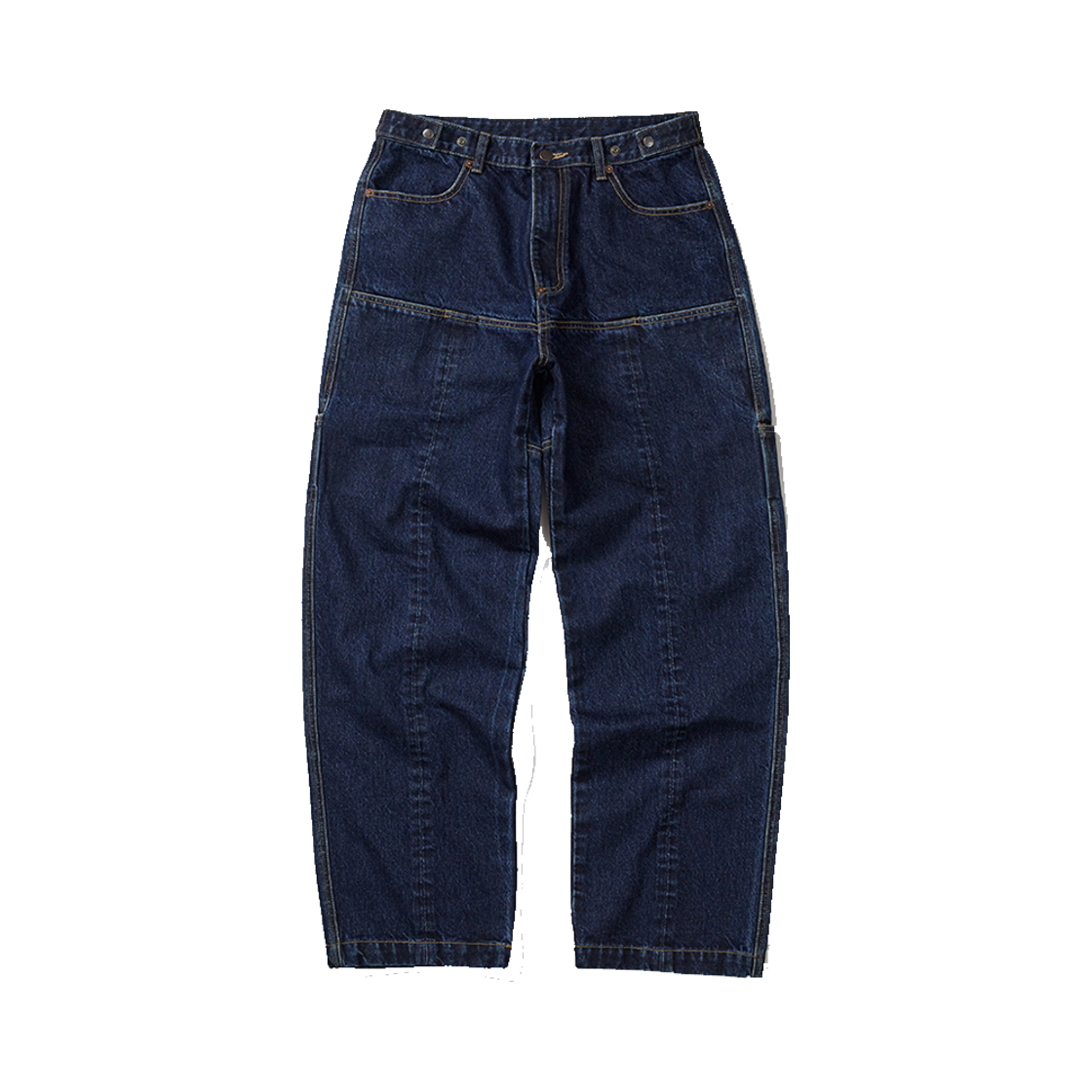 KAT7341 Karactor Regular Tapered Denim Pants Classic Blue