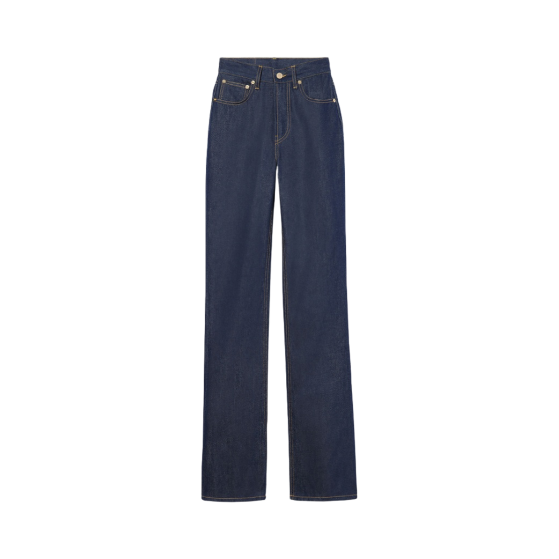 (W) 자크뮈스 르 드 니메스 플레어드 진 네이비((W) Jacquemus Le de Nimes Flared Jeans Navy) - 1