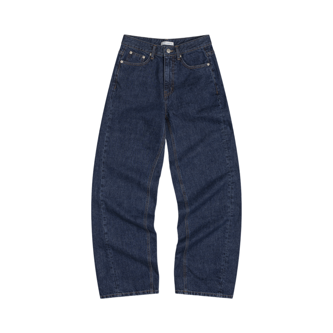 (W) 로우클래식 와이드 레그 진 다크 블루((W) Low Classic Wide-Leg Jeans Dark Blue)