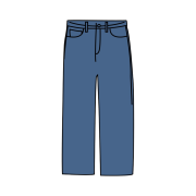 Uniqlo x JW Anderson Wide Fit Jeans Blue - KR