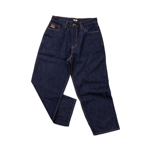 P00000GB_N ERTR Essential Relaxed Raw Denim Pants Indigo