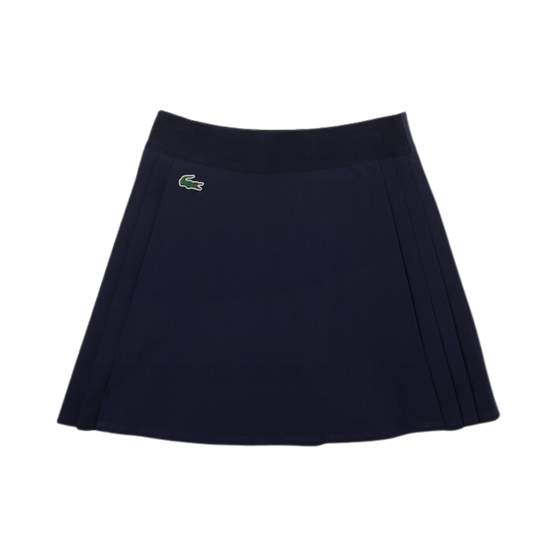 (W) 라코스테 사이드 플리츠 스커트 네이비 블루((W) Lacoste Side Pleats Skirt Navy Blue) - 1