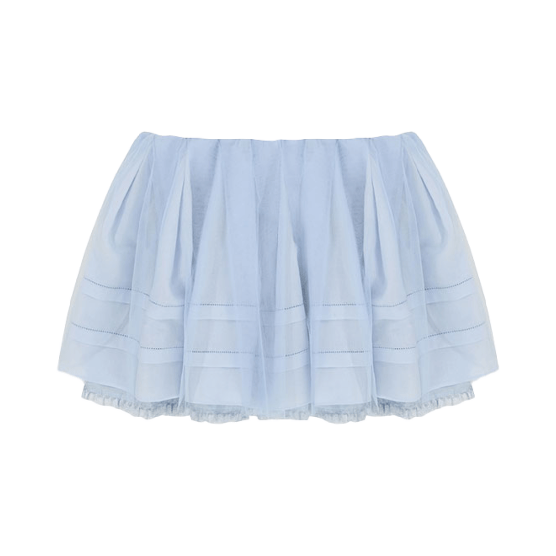 플레따 레이스 미니 스커트 스카이블루(FLETTA Lace Mini Skirt Skyblue)