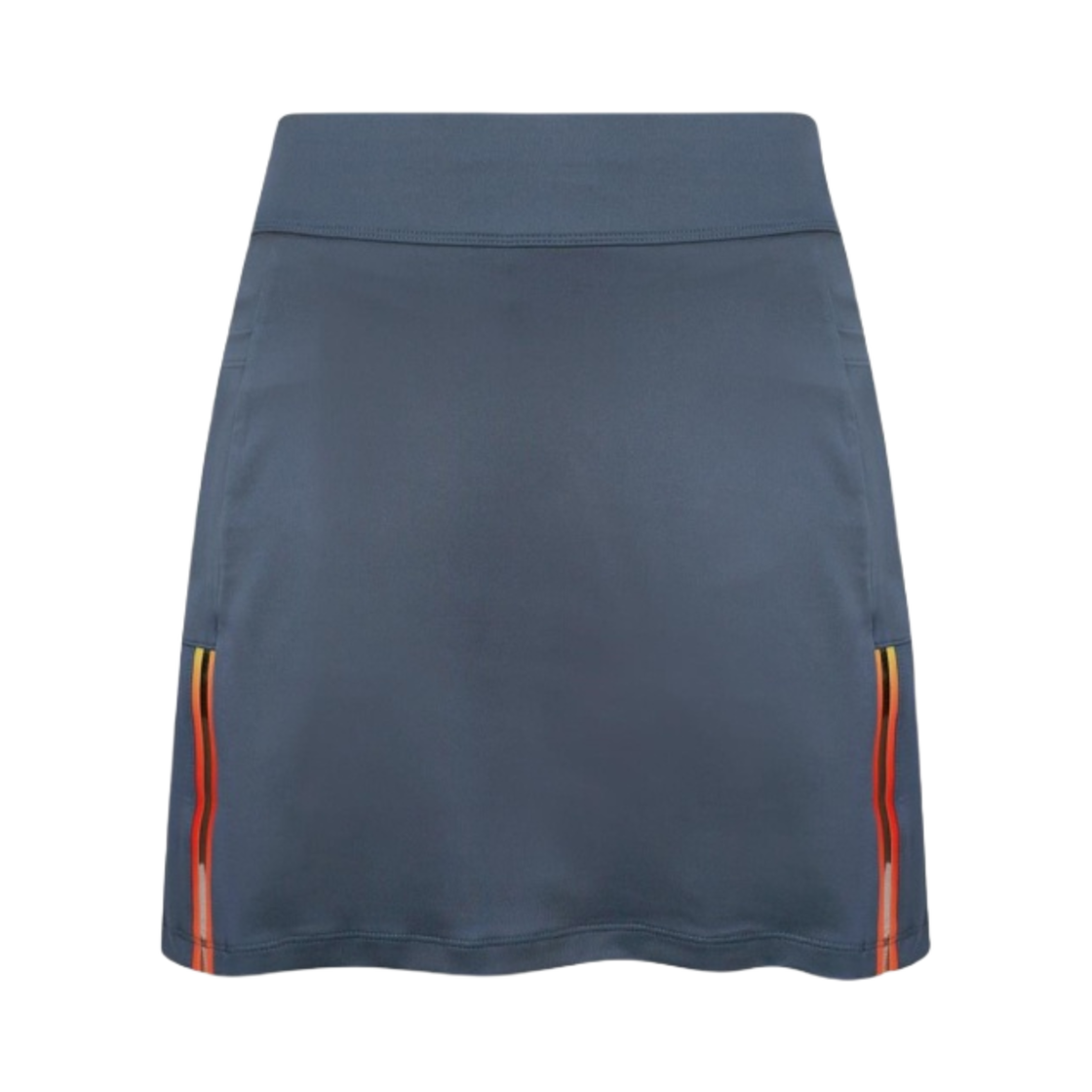 (W) 캘러웨이 17인치 크로마 스트라이프 골프 스코트 블루 인디고((W) Callaway 17 Inch Chroma Stripe Golf Skort Blue Indigo)
