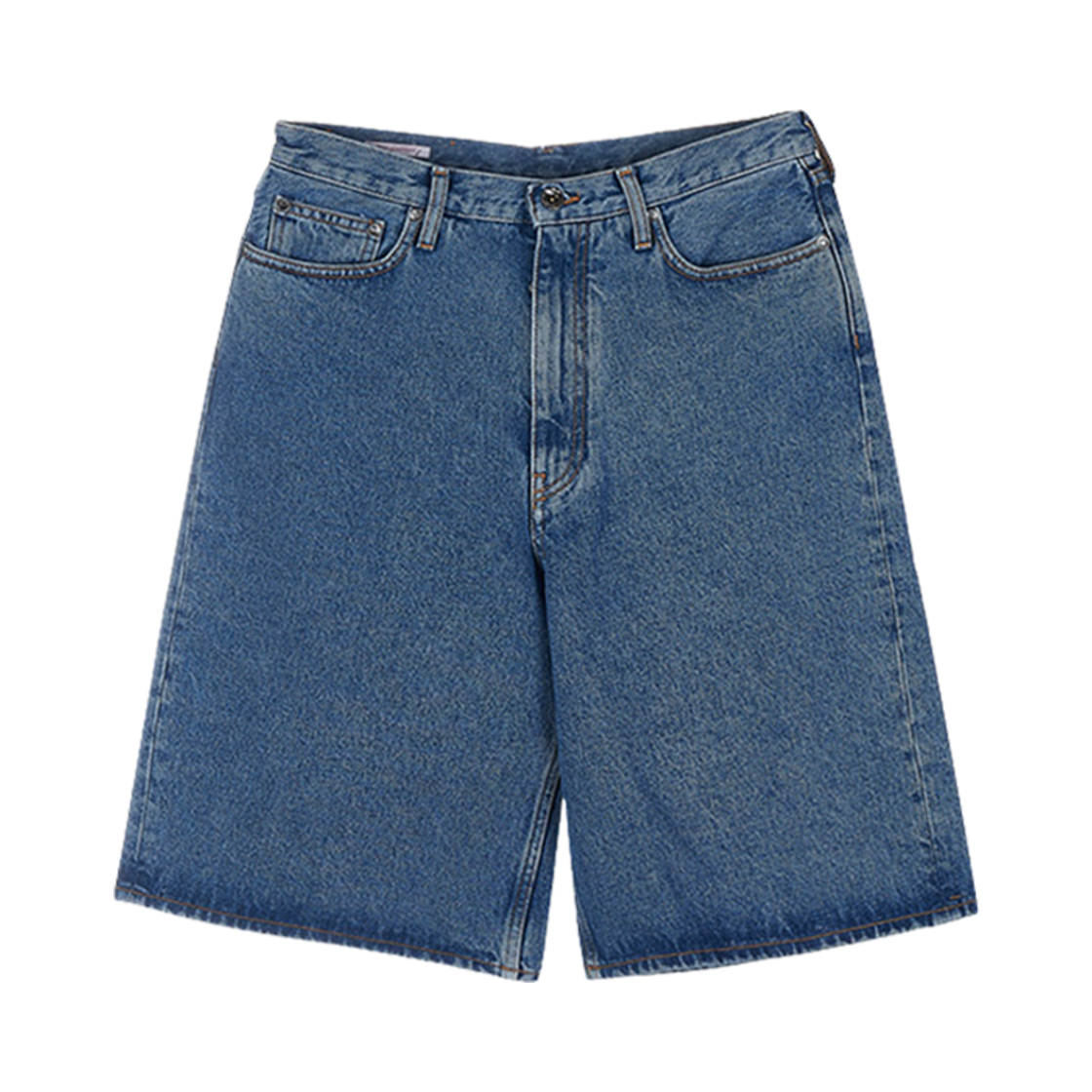 오프화이트 애로우 데님 쇼츠 미디움 블루 화이트(Off-White Arrow Denim Shorts Medium Blue White) - 2