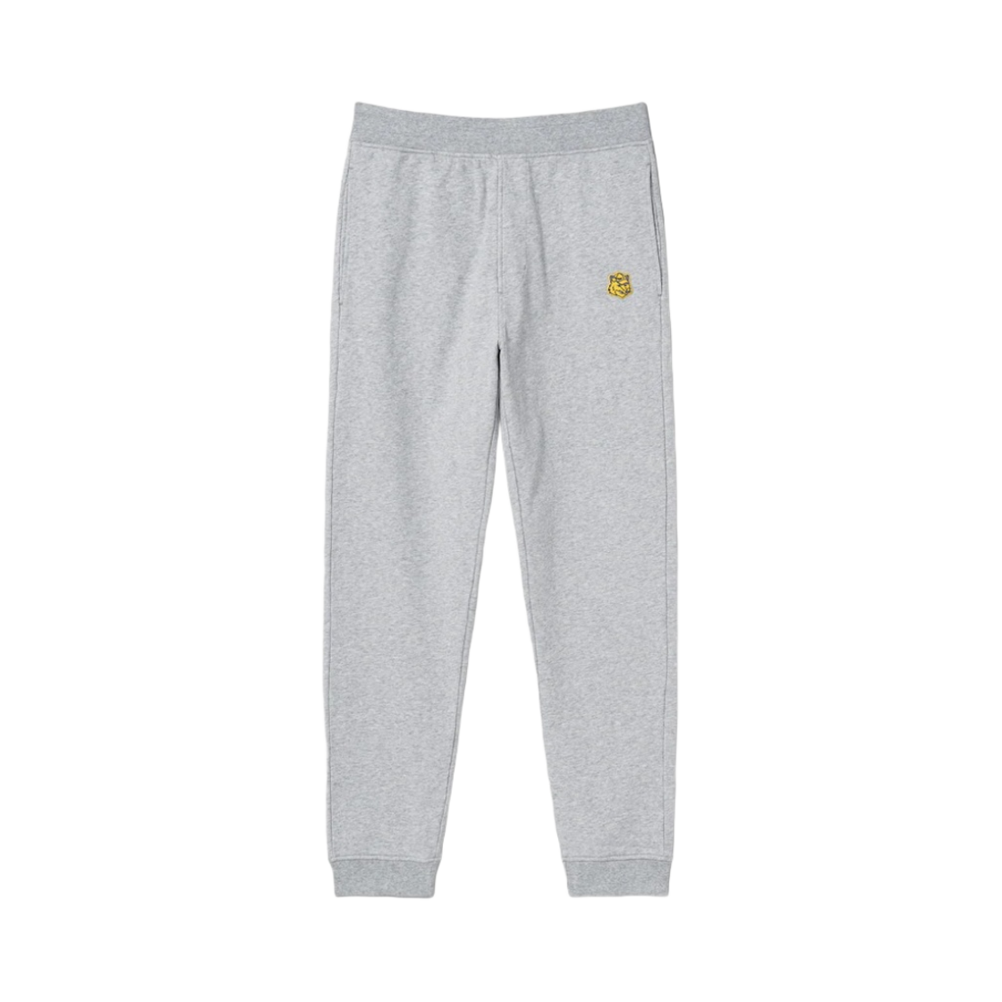 QK3921SM12 Maison Kitsune Fox Head Patch Regular Jog Pants Light Grey Melange - Korea Exclusive