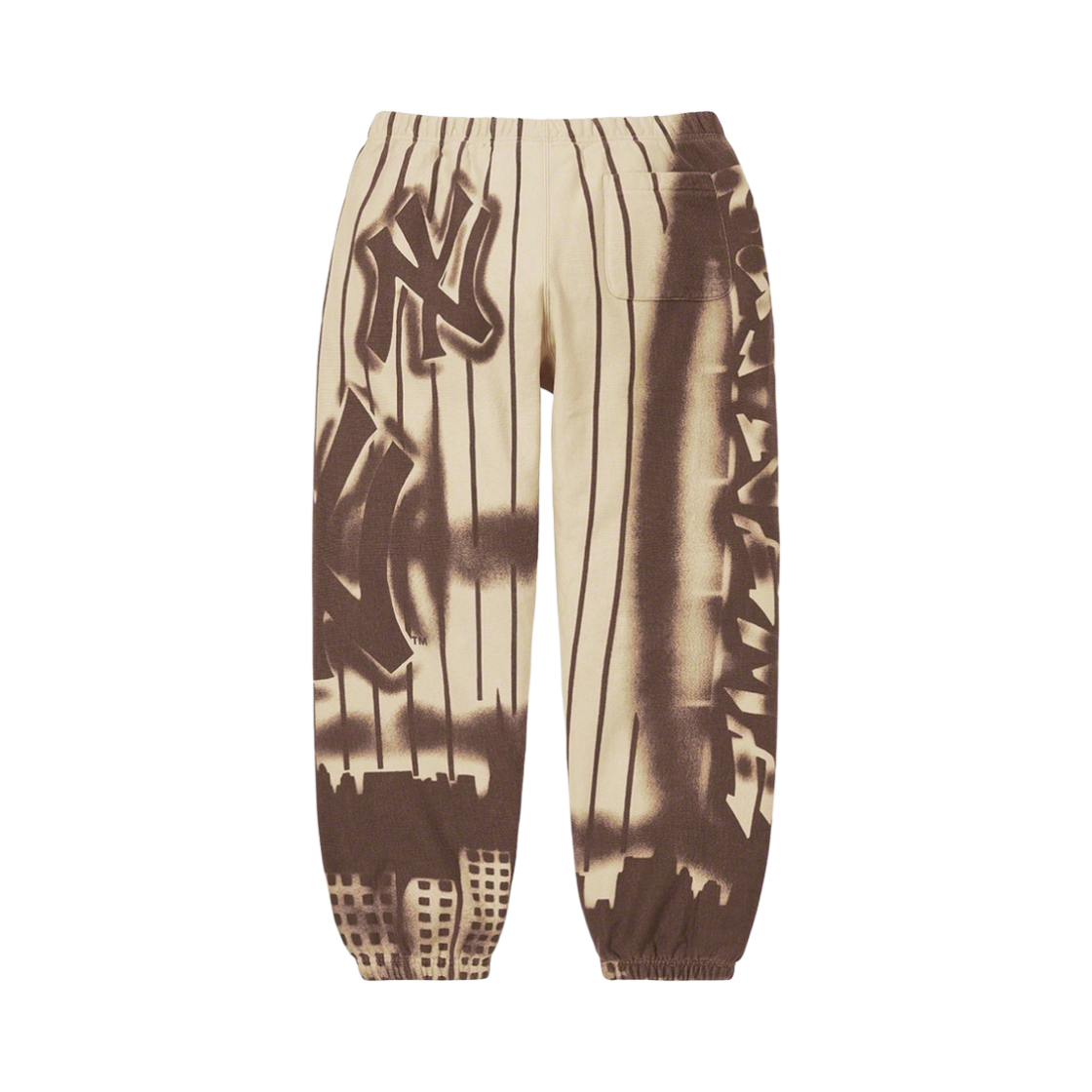 슈프림 x 뉴욕 양키스 에어브러쉬 스웨트팬츠 클레이 - 21FW(Supreme x New York Yankees Airbrush Sweatpants Clay - 21FW) - 2