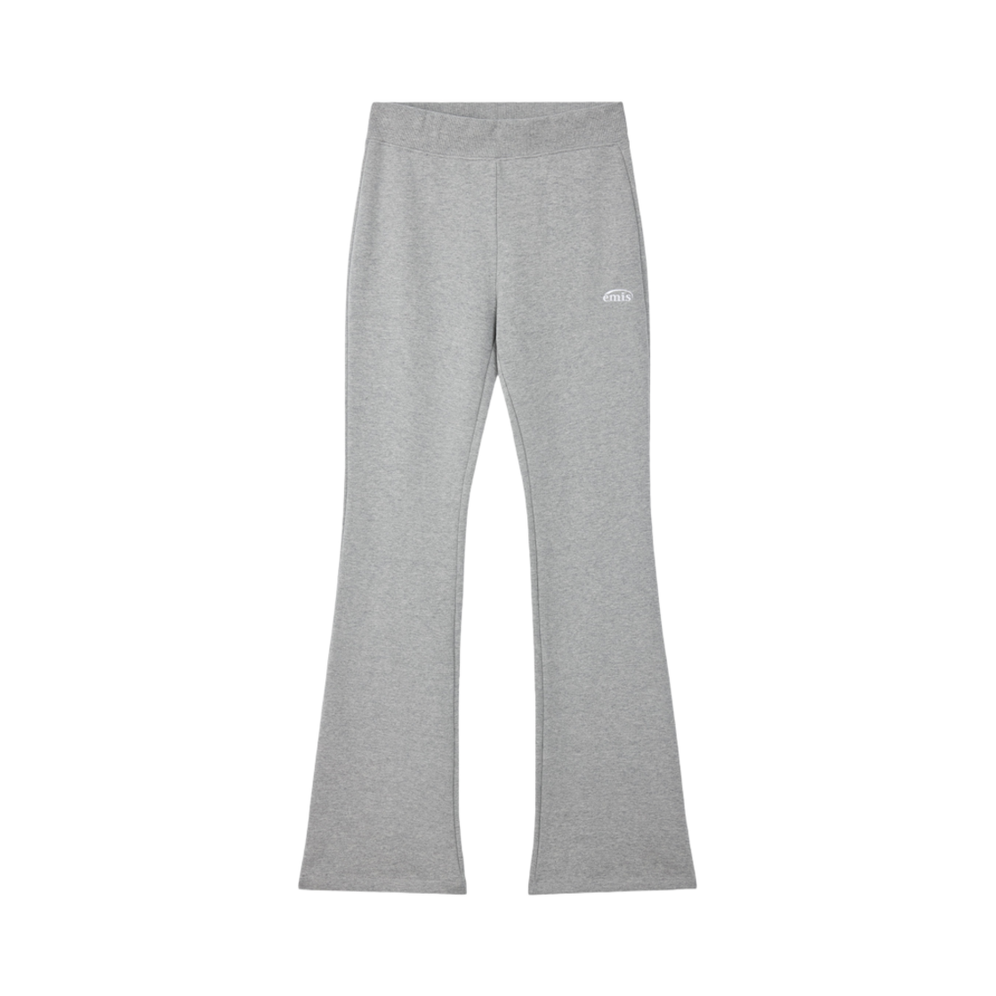 - (W) Emis Flare Sweatpants Melange Gray