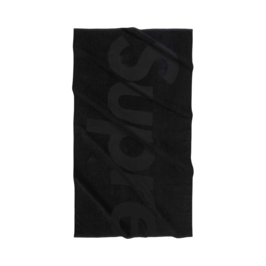 Supreme Tonal Logo Towel Black - 24SS