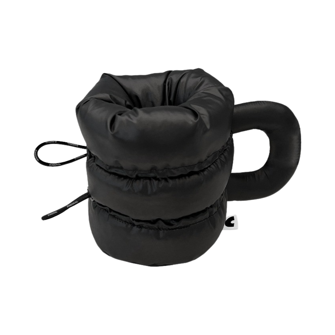 BM01_SPb Merge x Diagonal Bubble Mug Stopper Padding Black