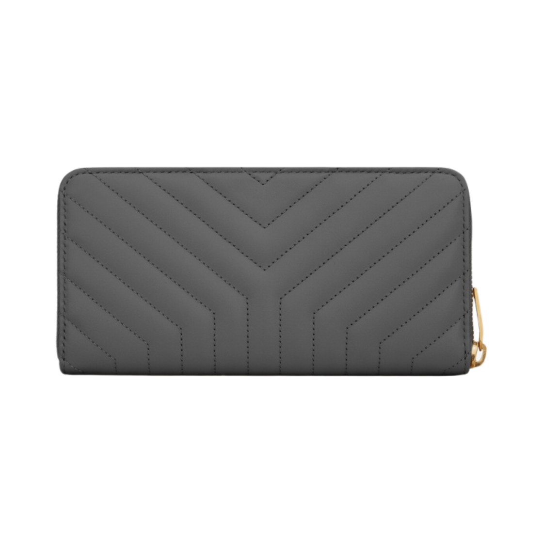 생로랑 퀼티드 레더 조안 지퍼 어라운드 지갑 스톰(Saint Laurent Joan Zip Around Wallet in Quilted Leather Storm) - 3