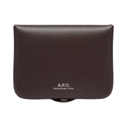 A.P.C. Josh Coin Purse Dark Brown