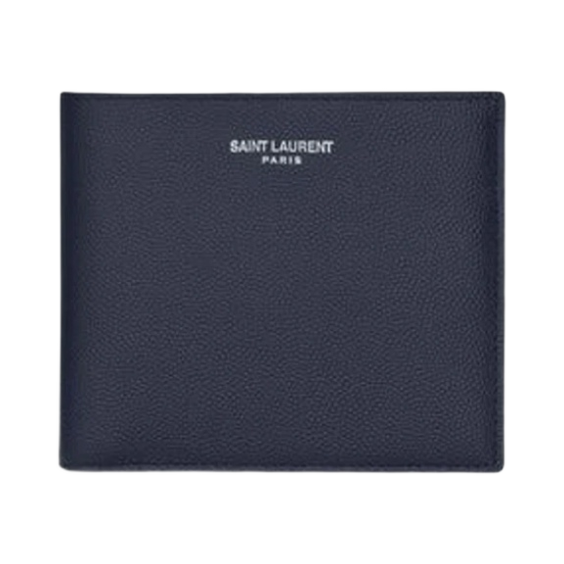 396307-BTY0N-4150 Saint Laurent East/West Wallet In Grain De Poudre Embossed Leather Midnight Blue - 대표 이미지 #1