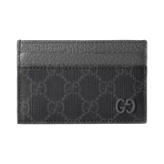 Gucci Card Case with GG Detail Black Supreme
