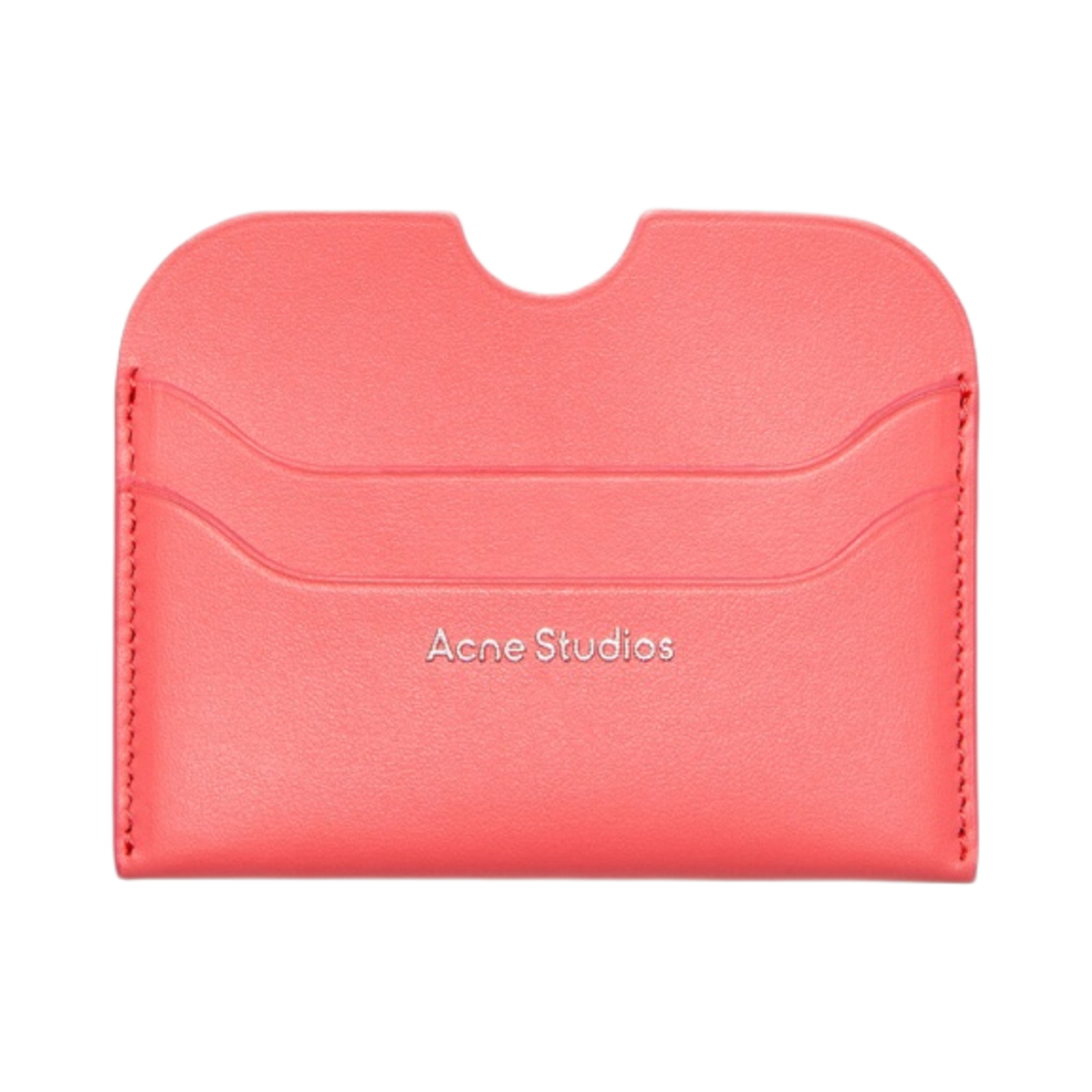 CG0234-CJG Acne Studios Leather Card Holder Electric Pink