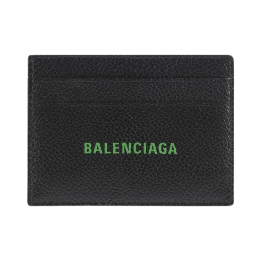 Balenciaga Cash Card Holder Black Green