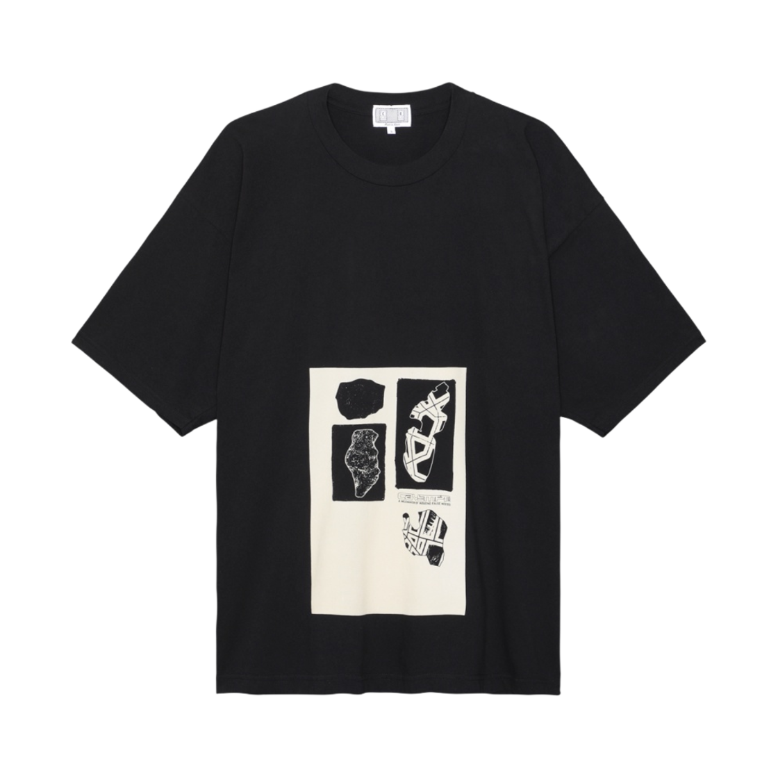 카브엠트 펄스 니드스 빅 티셔츠 블랙 - 23SS(Cav Empt False Needs Big T-Shirt Black - 23SS) - 1