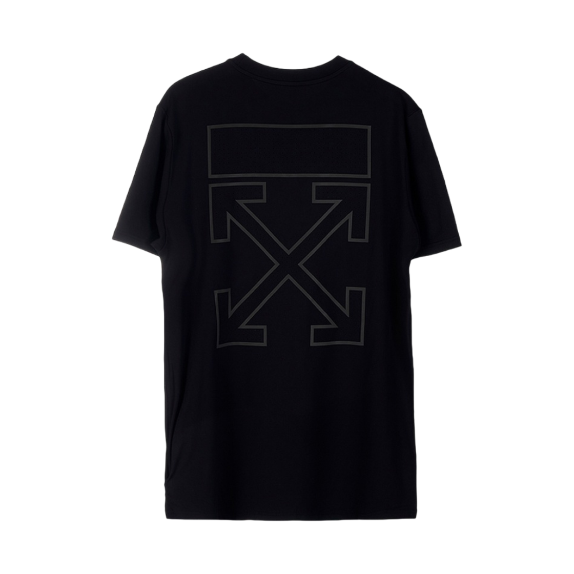 오프화이트 애로우 아웃라인 숏슬리브 스포츠 티셔츠 블랙 화이트(Off-White Arrow Outline SS Sport T-Shirt Black White) - 1