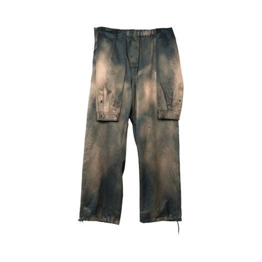 A11PT061-DARKGREEN Maison Mihara Yasuhiro Shirt Combined Easy Pants Dark Green