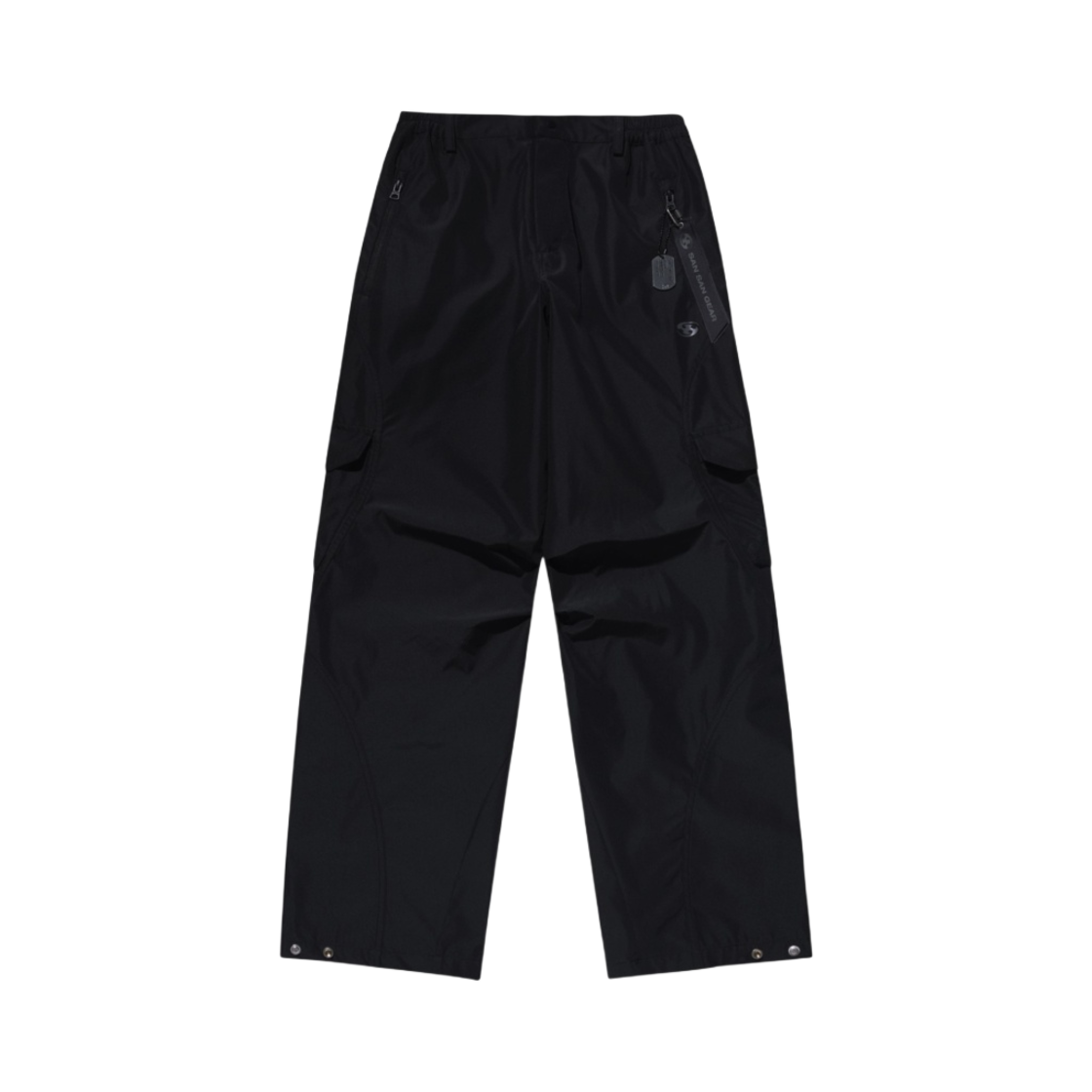 산산기어 x 알파 인더스트리 윈드블록 팬츠 블랙 - 23FW(Sansan Gear x Alpha Industries Windblock Pants Black - 23FW)