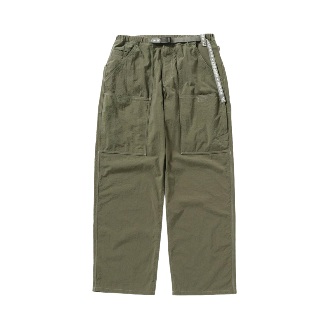 (W) 앤드 원더 x 그라미치 나일론 EQT 팬츠 카키((W) And Wander x Gramicci Nylon EQT Pants Khaki)