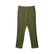 Needles Narrow Track Pants Poly Smooth Olive