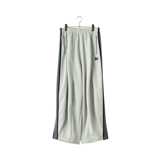 Needles x Jeans Factory H.D. Track Pants Poly Smooth Grey Dark Blue