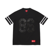 Supreme Faux Croc Football Jersey Black - 22SS
