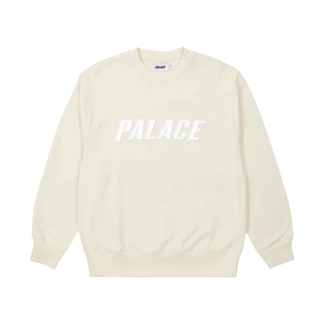 팔라스 이리디센트 아플리케 크루넥 소프트 화이트 - 23SS(Palace Iridescent Applique Crew Soft White - 23SS) - 1